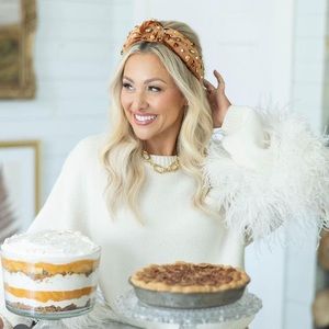 Mallory Ervin Living Fully Co. Velvet Pie Knotted Headband